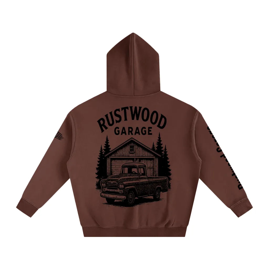 Classic Barn Logo - Oversize Fleeced Hoodie