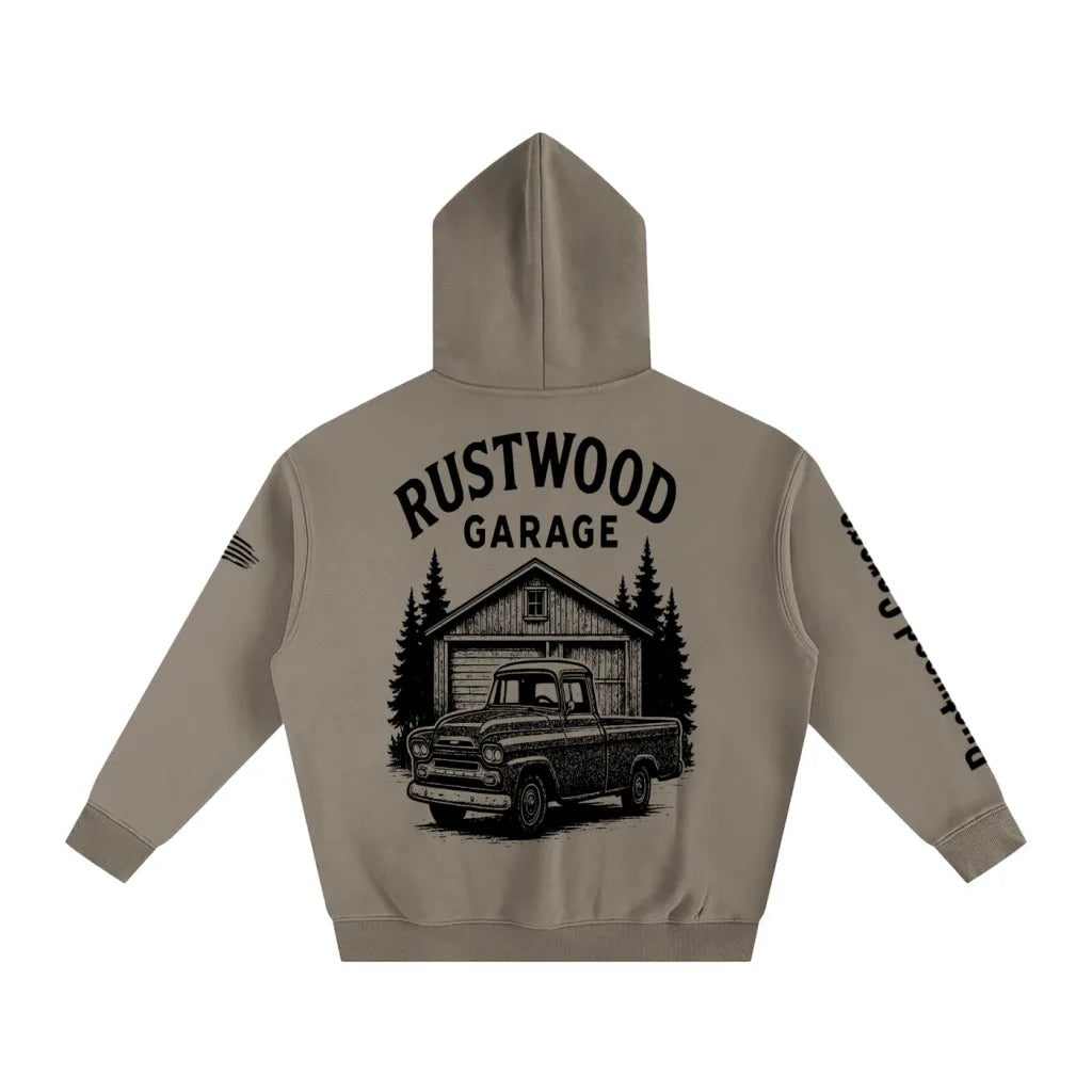 Classic Barn Logo - Oversize Fleeced Hoodie