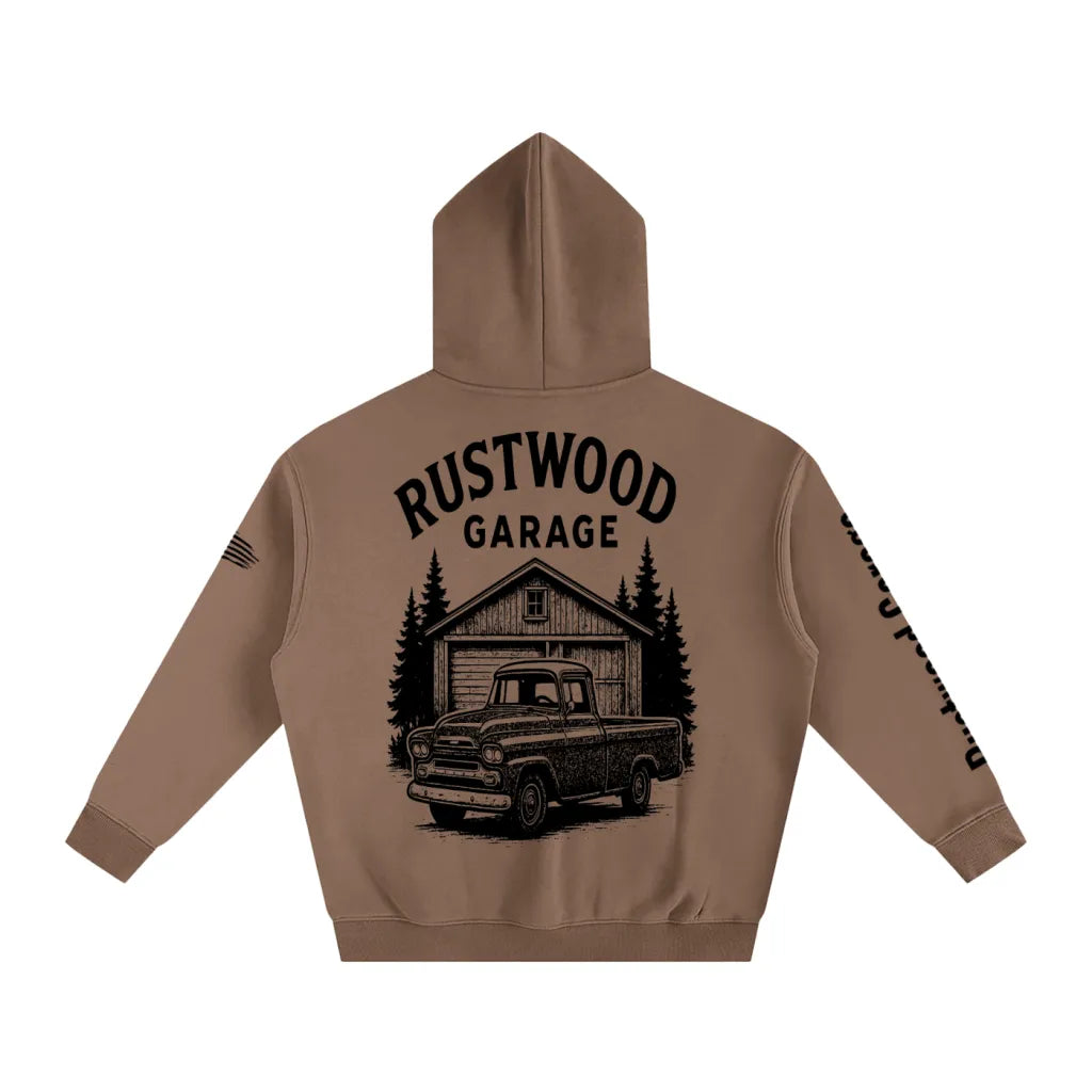 Classic Barn Logo - Oversize Fleeced Hoodie