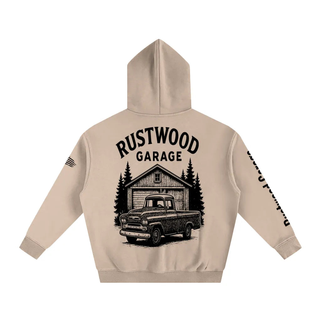Classic Barn Logo - Oversize Fleeced Hoodie