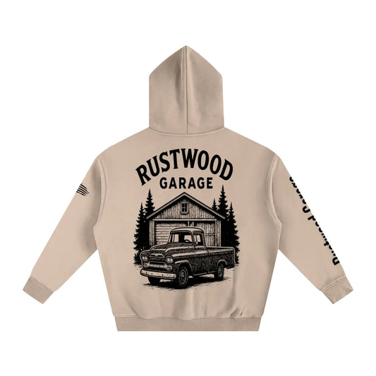 Classic Barn Logo - Oversize Fleeced Hoodie
