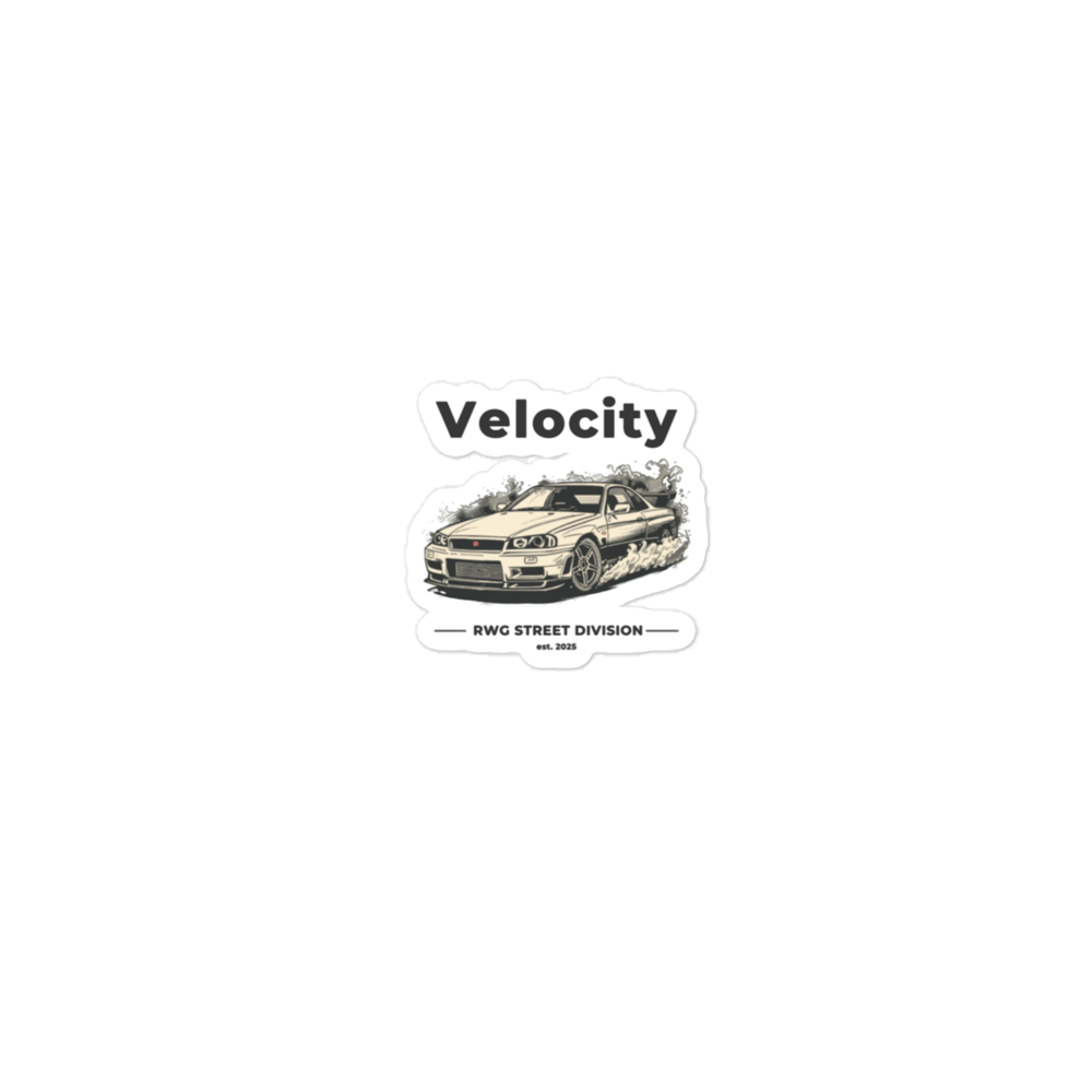 Velocity - Bubble-free stickers