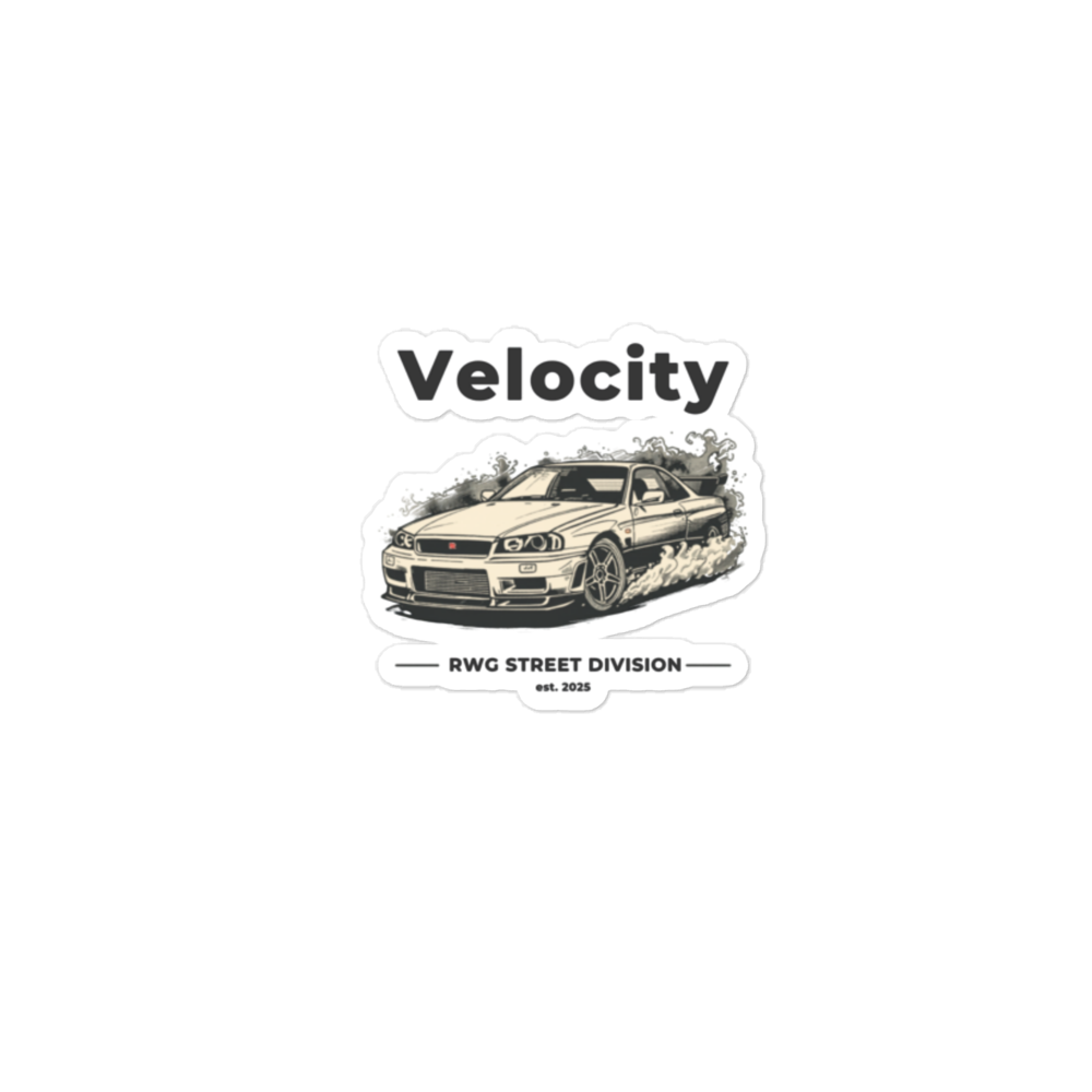 Velocity - Bubble-free stickers