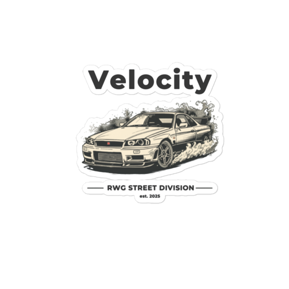 Velocity - Bubble-free stickers